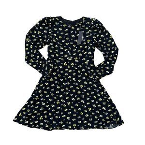 Banana Republic Puff Sleeve Floral Mini Dress Size 4 NWT